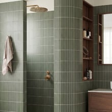 Scout Matte Green Kit Kat Ceramic Mosaic Tile